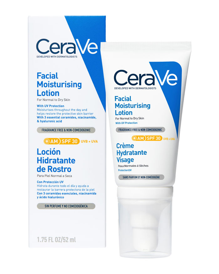 Crema Hidratanta pentru fata A.M. SPF 30, non-comedogenica | CeraVe