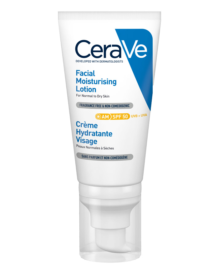 Crema de fata cu SPF 50, hidratare zilnica si protectie UVA si UVB